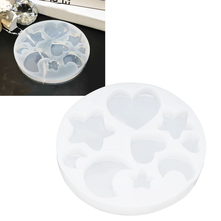 Silicone Mold in Cute Shapes Soft Elastic Cake Chocolate Mold Tray for Kitchen Home DIYType 1