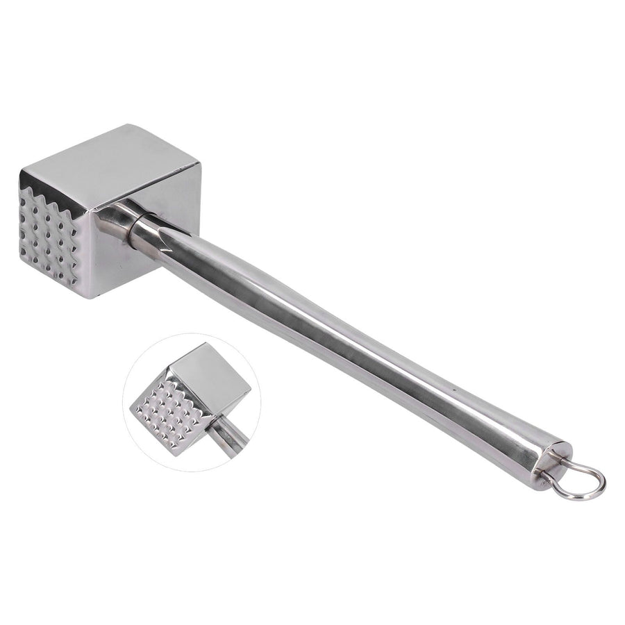 Meat Hammer Heavy Duty Steak Loose Tenderizer Hammer with NonSlip Stainless Steel Handle Kitchen Tool