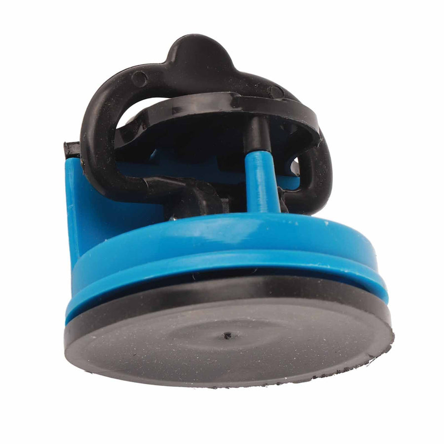Knife Sharpener Manual Scissor Sharpener Knife Sharpening Tool with Suction Cup for KitchenBlue