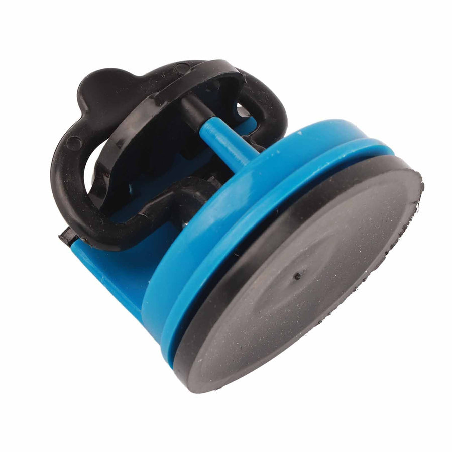 Knife Sharpener Manual Scissor Sharpener Knife Sharpening Tool with Suction Cup for KitchenBlue