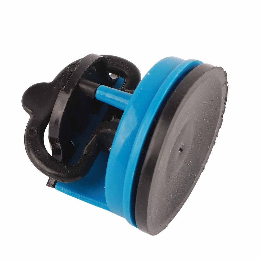 Knife Sharpener Manual Scissor Sharpener Knife Sharpening Tool with Suction Cup for KitchenBlue