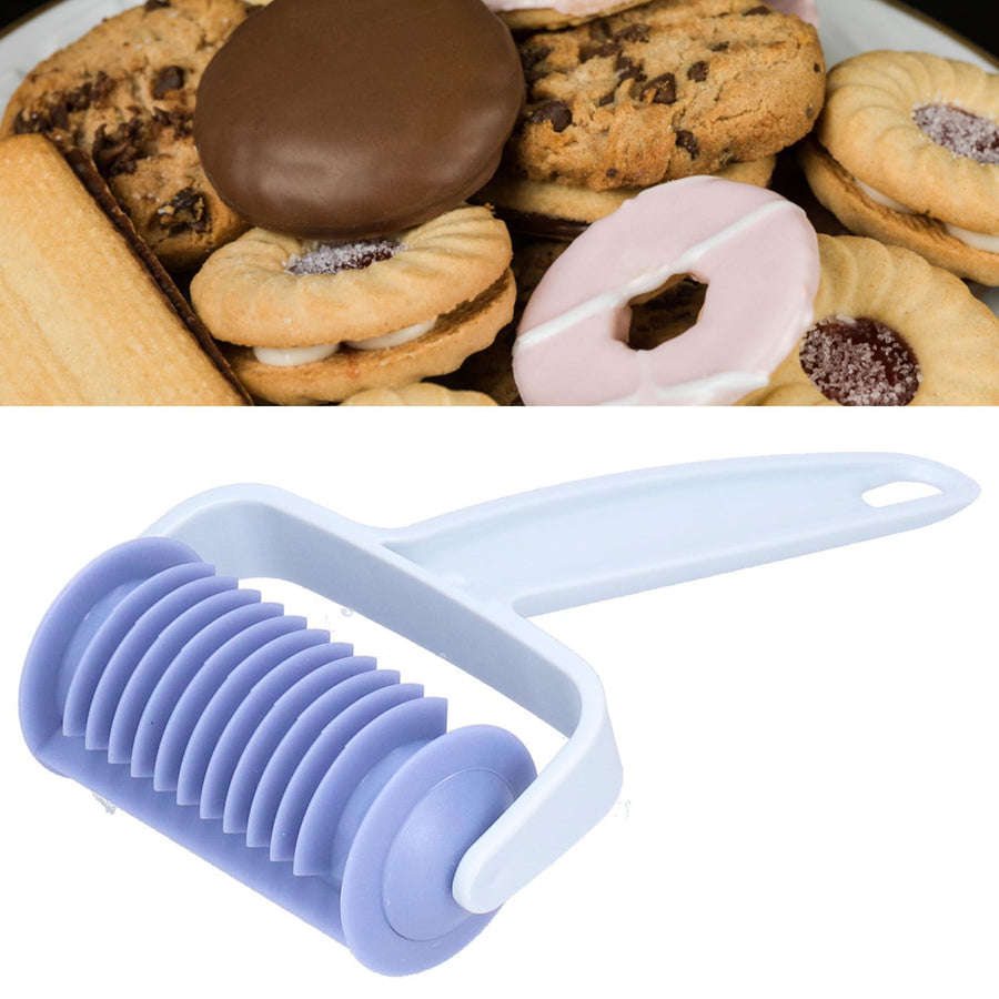 DIY Dough Roller Innovative ABS Pastry Roller Baking Accessory for Biscuits Breads MakingJalousie Stripe Roller