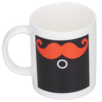 Beard Pattern Innovative Thermal Induction Mug Color Changing Cup for Office Home Dormitory
