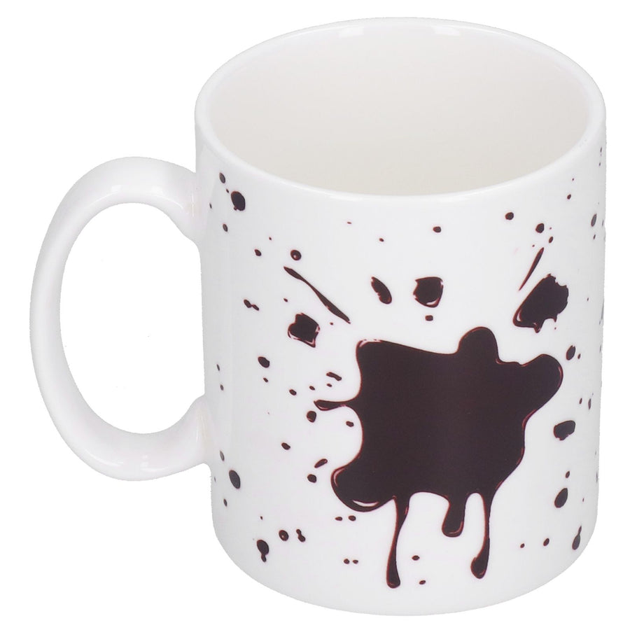 Palm Pattern Coffee Mug Thermal Induction Color Changing Cup for Home Office Wedding