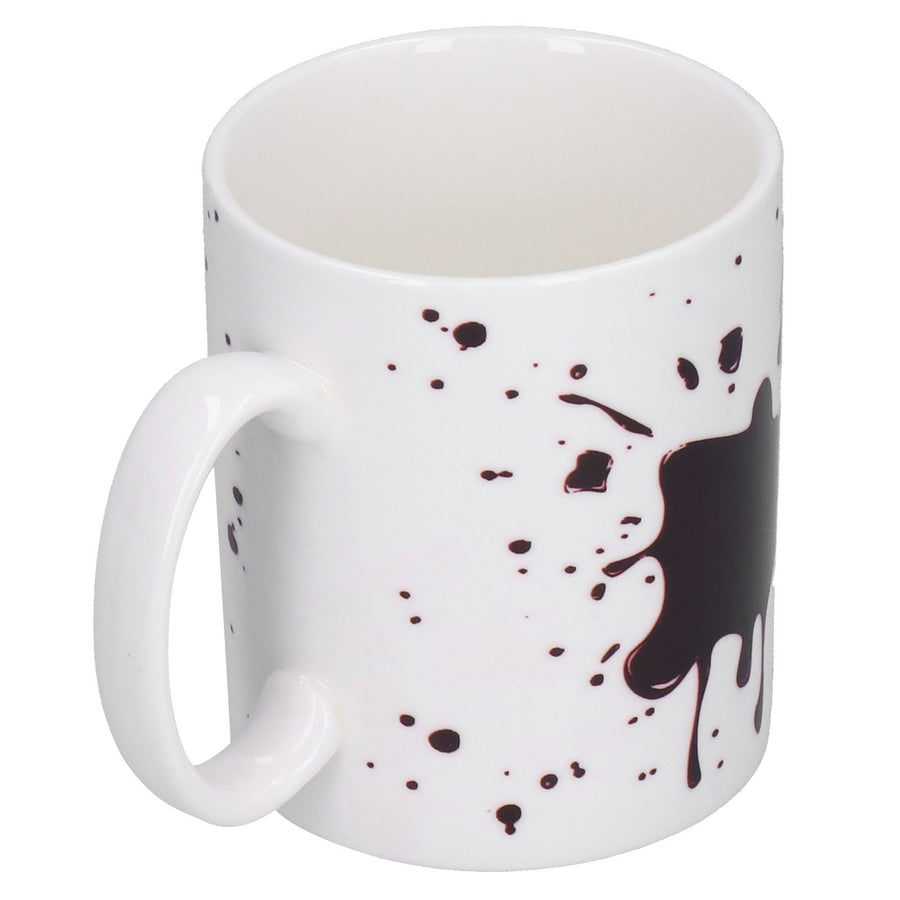 Palm Pattern Coffee Mug Thermal Induction Color Changing Cup for Home Office Wedding