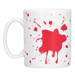 Palm Pattern Coffee Mug Thermal Induction Color Changing Cup for Home Office Wedding