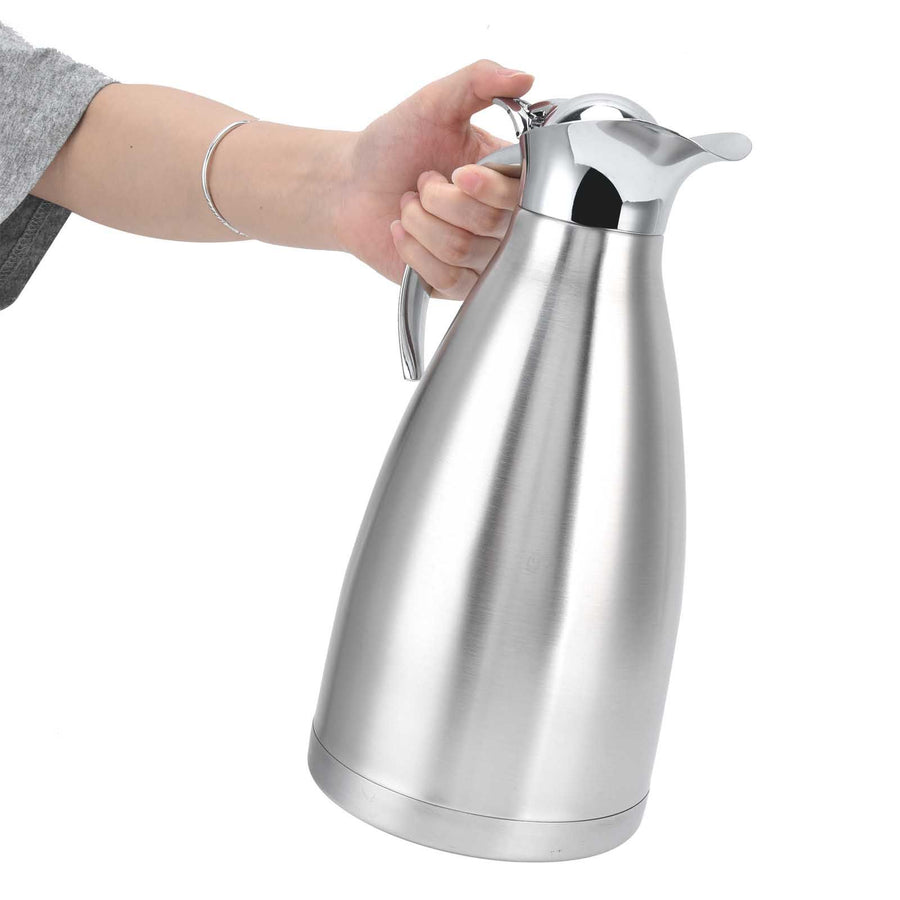 Vacuum Jug Stainless Steel Portable Household Thermal Insulation Kettle Cold Water Kettle Hot Water Pot1.5L