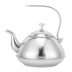 Stainless Steel Teapot with Tea Infuser Thickened NonMagnetic Kettle for Home Office(2L )