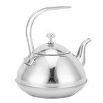 Stainless Steel Teapot with Tea Infuser Thickened NonMagnetic Kettle for Home Office(2L )