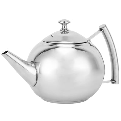 Stainless Steel Teapot Nontoxic Tea Pot Kettle with Filter for Brewing Loose Leaves and Tea Bags(1L )