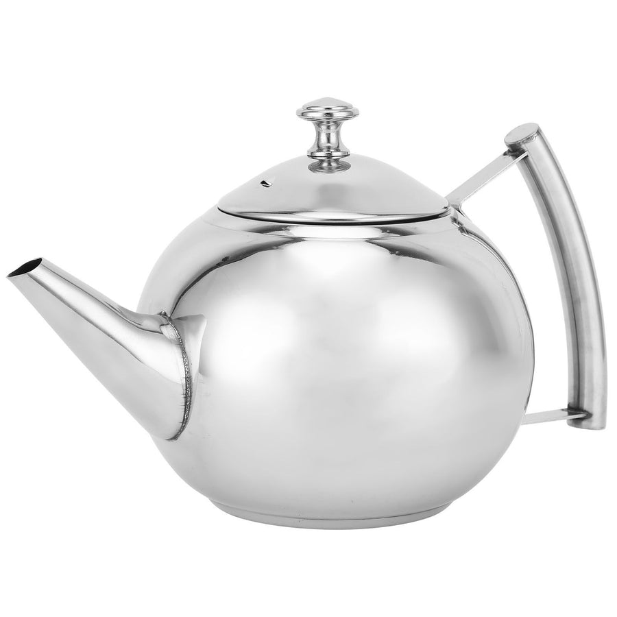 Stainless Steel Teapot Nontoxic Tea Pot Kettle with Filter for Brewing Loose Leaves and Tea Bags(1L )
