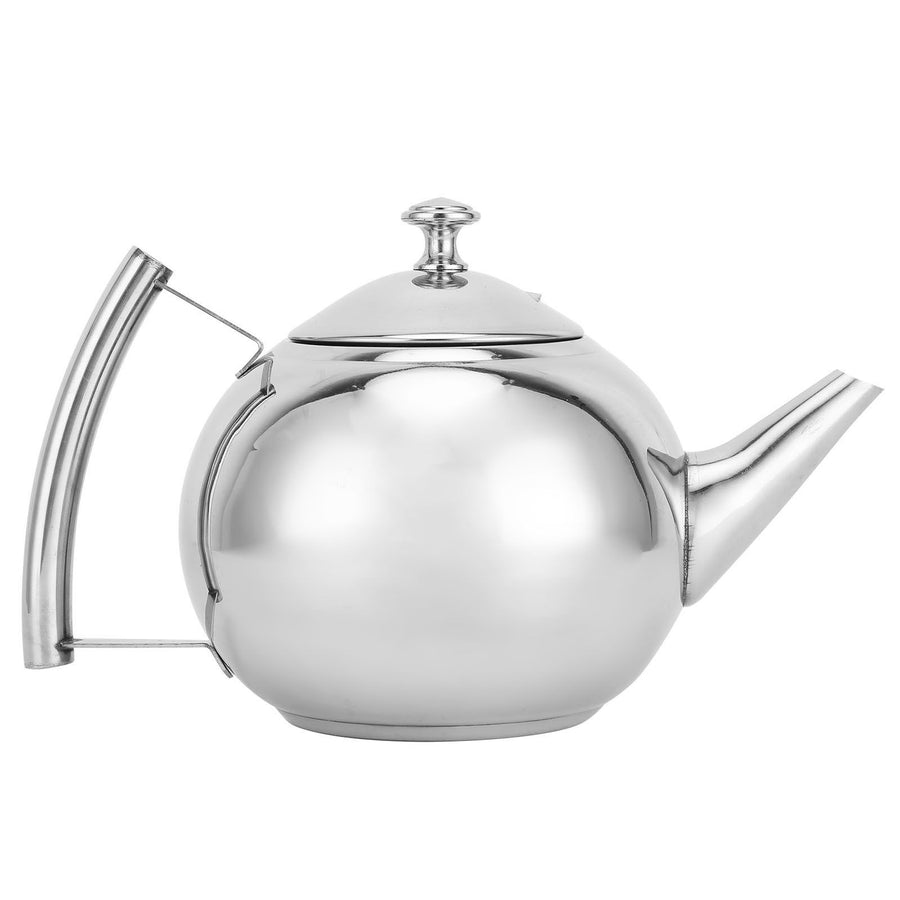 Stainless Steel Teapot Nontoxic Tea Pot Kettle with Filter for Brewing Loose Leaves and Tea Bags(1L )