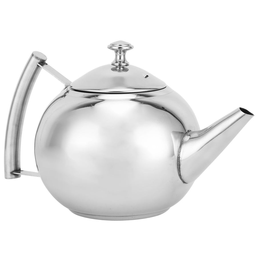 Stainless Steel Teapot Nontoxic Tea Pot Kettle with Filter for Brewing Loose Leaves and Tea Bags(1L )