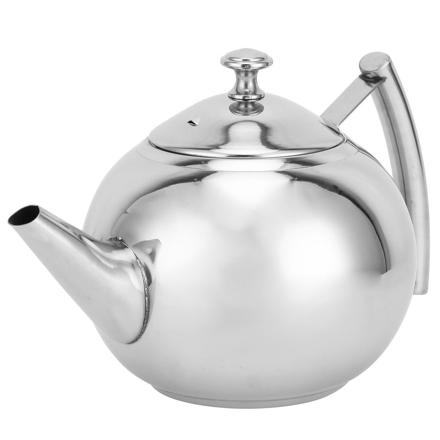 Stainless Steel Teapot Nontoxic Tea Pot Kettle with Filter for Brewing Loose Leaves and Tea Bags(1L )