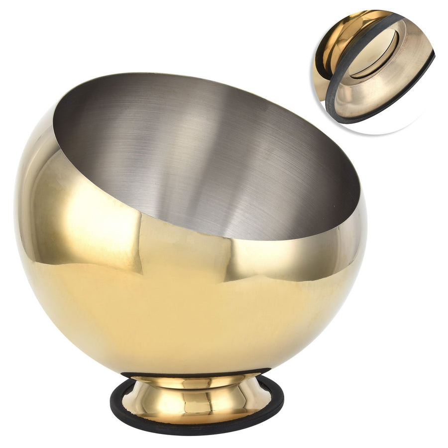 Stainless Steel Seasoning Bowl Hot Pot Restaurant Seasoning Bowl Spicy Hot Sauce Pot with BaseL