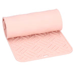 Silicone Heat Insulation Pad Desktop AntiScaldWaterproof Silicone Pad for Home Kitchen(Pink, 45x20cm )