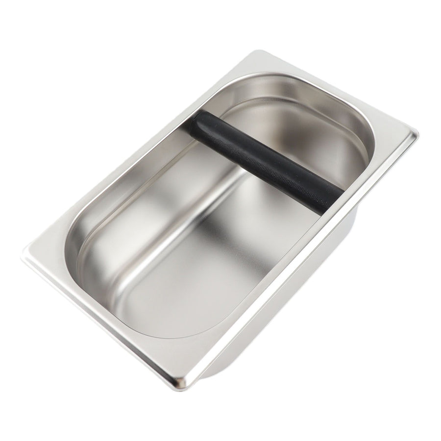 Large Coffee Knock Box Stainless Steel Coffee Grounds Container Residue Bucket Waste BinRetangular