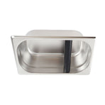 Large Coffee Knock Box Stainless Steel Coffee Grounds Container Residue Bucket Waste BinRetangular