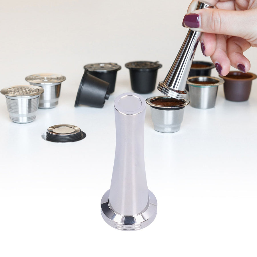 Coffee Tamper Stainless Steel Powder Hammer Press Tool Fit for Illy Coffee Machine Accessories