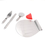 Pizza Spatula 5PCS Stainless Steel Blade Polishing Process Pizza Shovel Pizza CuttingTool
