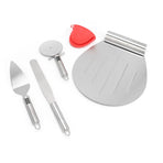 Pizza Spatula 5PCS Stainless Steel Blade Polishing Process Pizza Shovel Pizza CuttingTool