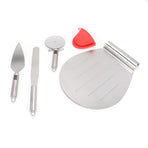 Pizza Spatula 5PCS Stainless Steel Blade Polishing Process Pizza Shovel Pizza CuttingTool