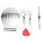 Pizza Spatula 5PCS Stainless Steel Blade Polishing Process Pizza Shovel Pizza CuttingTool