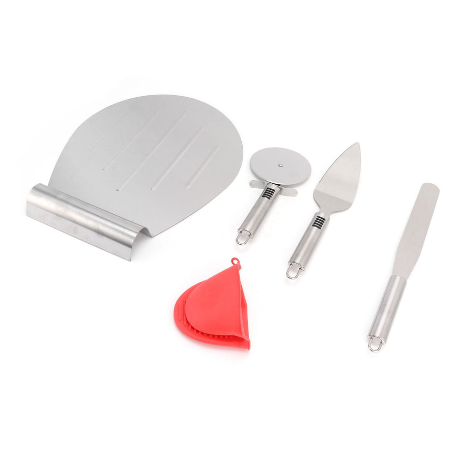 Pizza Spatula 5PCS Stainless Steel Blade Polishing Process Pizza Shovel Pizza CuttingTool