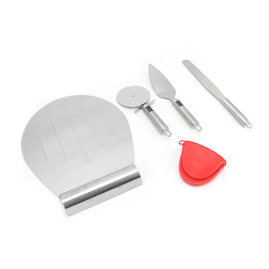 Pizza Spatula 5PCS Stainless Steel Blade Polishing Process Pizza Shovel Pizza CuttingTool