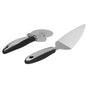 2Pcs set Pizza Cutter Spatula Stainless Steel Pizza Spatula Spade with Non Slip Handle