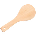 Round Head Shovel Wooden NonStick Rice Spoon Kitchenware Kitchen Utensils for Home