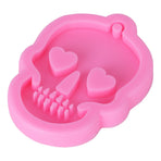 Silicone Mold DIY Skull Shape Keychain Chocolate Fondant Mould Baking Mold Cake Decorating Tool