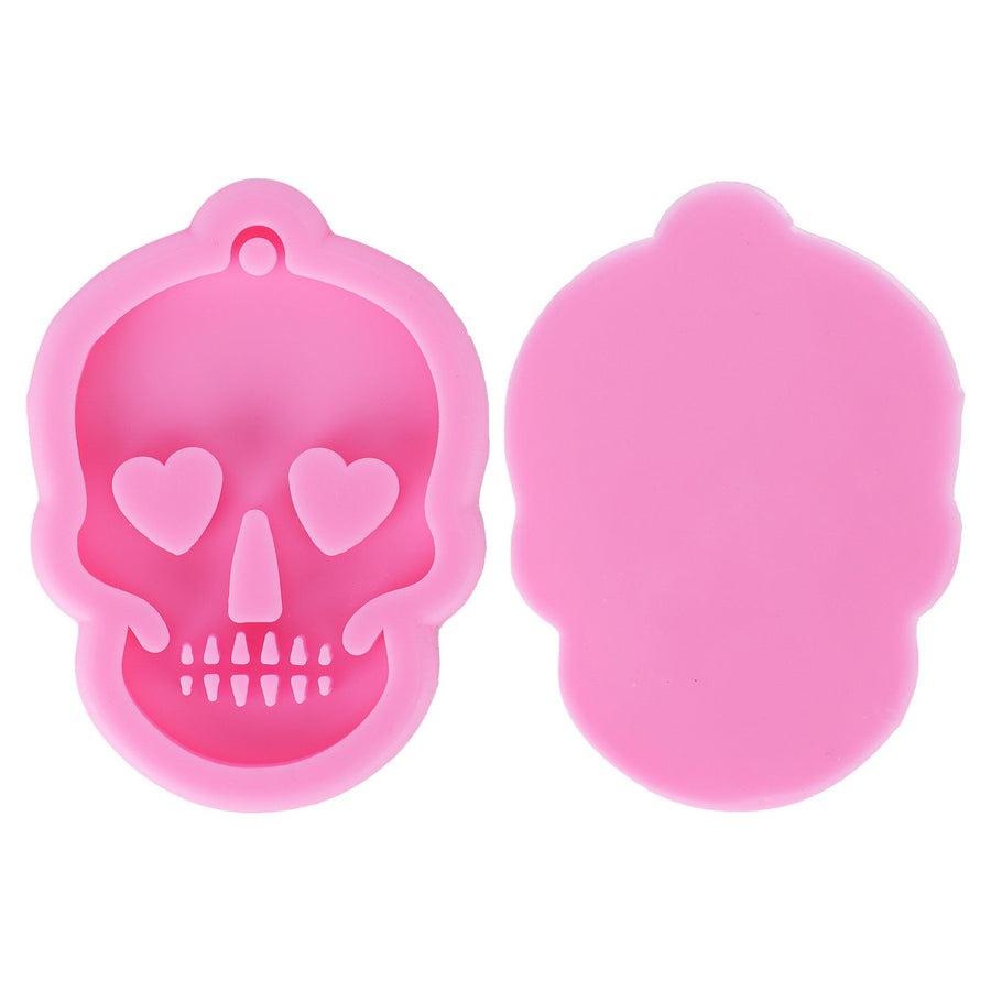 Silicone Mold DIY Skull Shape Keychain Chocolate Fondant Mould Baking Mold Cake Decorating Tool