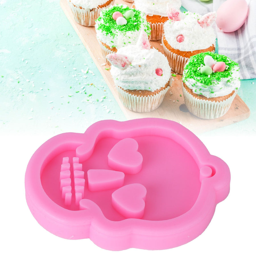 Silicone Mold DIY Skull Shape Keychain Chocolate Fondant Mould Baking Mold Cake Decorating Tool