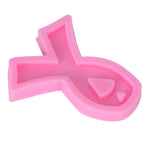 Ribbon Shape Silicone Mold Cute DIY Car Aroma Diffuser Pendant Mould for Keychain Home Bakery