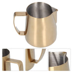 Stainless Steel Frothing Pitcher Mocha Milk Frothing Cup with Swan Pattern for Home Use