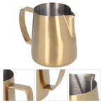 Stainless Steel Frothing Pitcher Mocha Milk Frothing Cup with Swan Pattern for Home Use