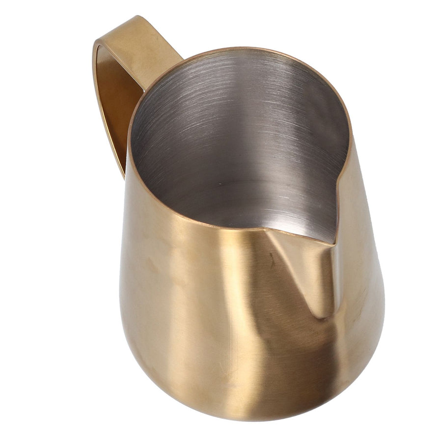 Stainless Steel Frothing Pitcher Mocha Milk Frothing Cup with Swan Pattern for Home Use