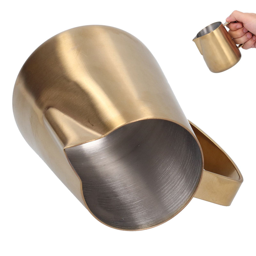 Stainless Steel Frothing Pitcher Mocha Milk Frothing Cup with Swan Pattern for Home Use