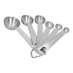 Stainless Steel Measuring Spoon with Scale Seasoning Spoon Set Baking Tool for Home Kitchen6Pcs/Set