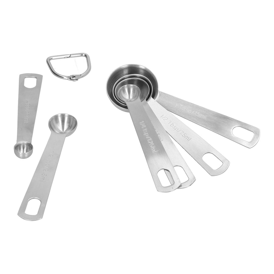 Stainless Steel Measuring Spoon with Scale Seasoning Spoon Set Baking Tool for Home Kitchen6Pcs/Set