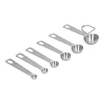 Stainless Steel Measuring Spoon with Scale Seasoning Spoon Set Baking Tool for Home Kitchen6Pcs/Set
