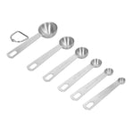 Stainless Steel Measuring Spoon with Scale Seasoning Spoon Set Baking Tool for Home Kitchen6Pcs/Set
