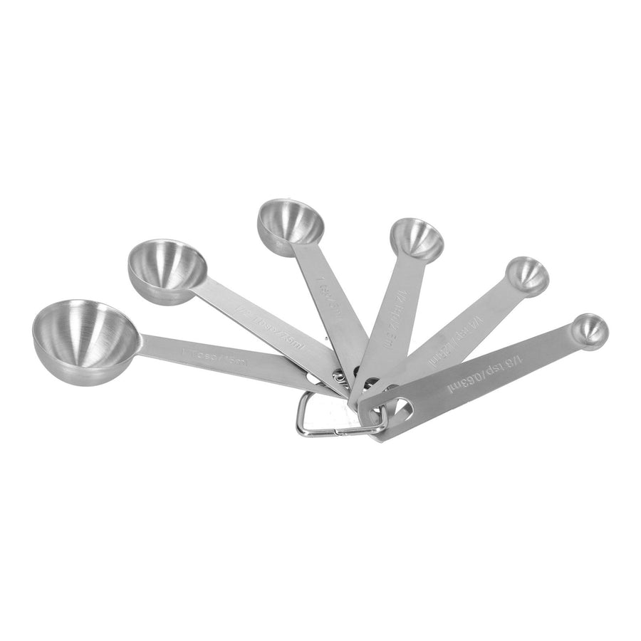 Stainless Steel Measuring Spoon with Scale Seasoning Spoon Set Baking Tool for Home Kitchen6Pcs/Set