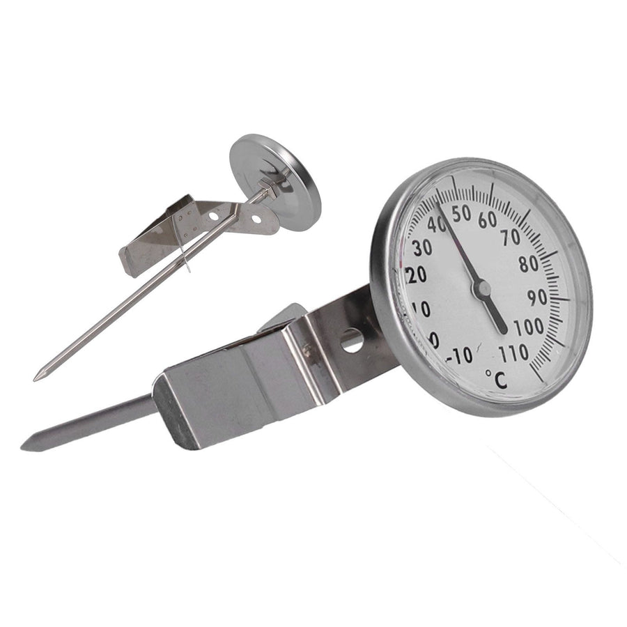 Coffee Thermometer Stainless Steel Food Making Milk Thermometer for Kitchen Restaurant