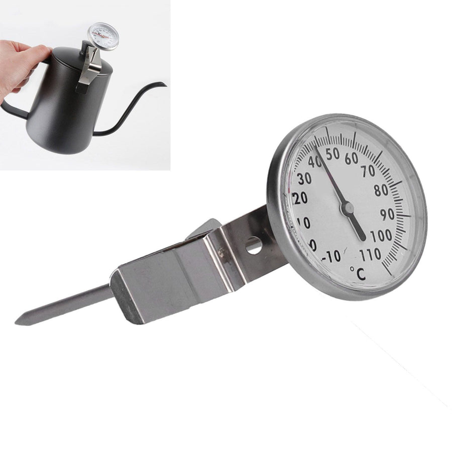 Coffee Thermometer Stainless Steel Food Making Milk Thermometer for Kitchen Restaurant