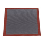 Silicone Hollow Baking Mat Non Slip Oven Liner Heat Resistant Pad Perforated Bread Mat(Red Black )