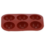 Silicone Mold Food Grade SemiSpherical Cake Mold Tray for Chocolate Soap Home Kitchen(6 Hole )