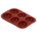 Silicone Mold Food Grade SemiSpherical Cake Mold Tray for Chocolate Soap Home Kitchen(6 Hole )