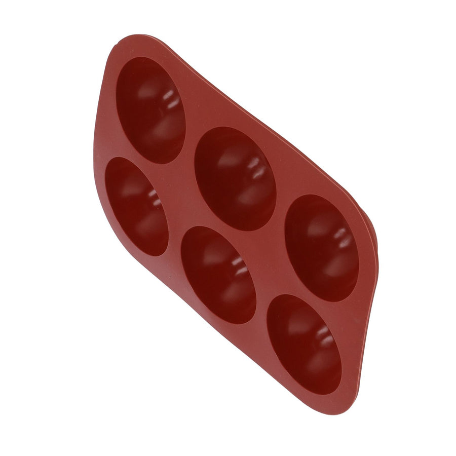Silicone Mold Food Grade SemiSpherical Cake Mold Tray for Chocolate Soap Home Kitchen(6 Hole )